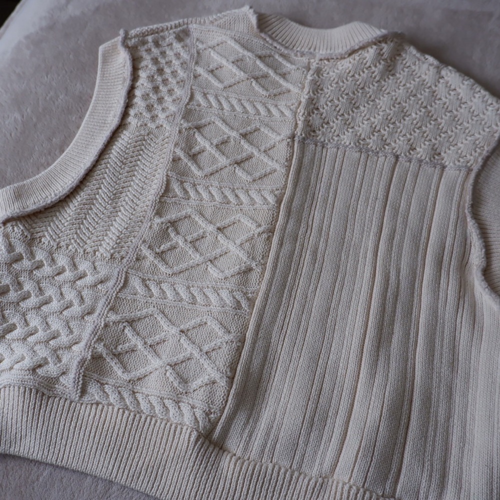 SOLD- FREE PEOPLE Take The Plunge Sweater Vest - Picture 6 of 9